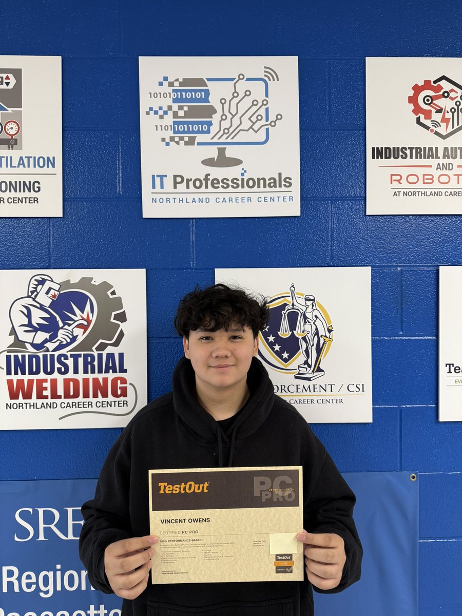 PC Pro passed <a href="/NCCRocks/">NCC - Northland KC</a> <a href="/ParkHillLEAD/">LEAD</a> <a href="/TestOutCorp/">TestOut Corporation</a> <a href="/CompTIA/">CompTIA</a>