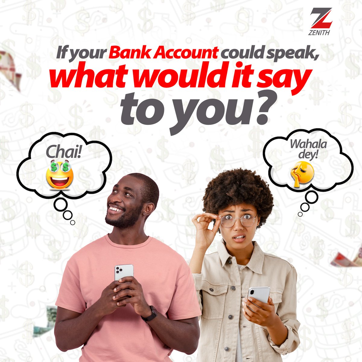 ZenithBank_Gh's tweet photo. Tell us, what would it say to you?😜 https://t.co/jIxGSjcpZw