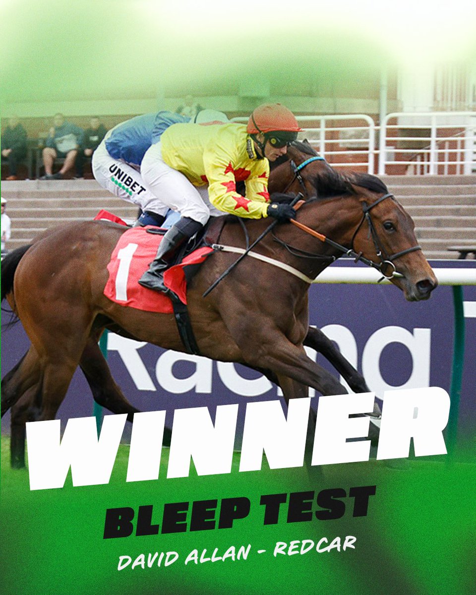 Tim Easterby Racing (@easterbytim) on Twitter photo πͺππ‘π‘ππ₯ ~ 40 up for the year! BLEEP TEST battles all the way to the line to break her maiden at the second attempt. Top ride from David Allan for her new owners with <a href="/TDE_Syndicates/">Tim Easterby Reality Partners</a>. Congrats all!
π <a href="/Redcarracing/">Redcar Racecourse</a>
π4οΈβ£0β£ πͺππ‘π‘ππ₯ ~ 40 up for the year! BLEEP TEST battles all the way to the line to break her maiden at the second attempt. Top ride from David Allan for her new owners with <a href="/TDE_Syndicates/">Tim Easterby Reality Partners</a>. Congrats all!
π <a href="/Redcarracing/">Redcar Racecourse</a>
π4οΈβ£0β£