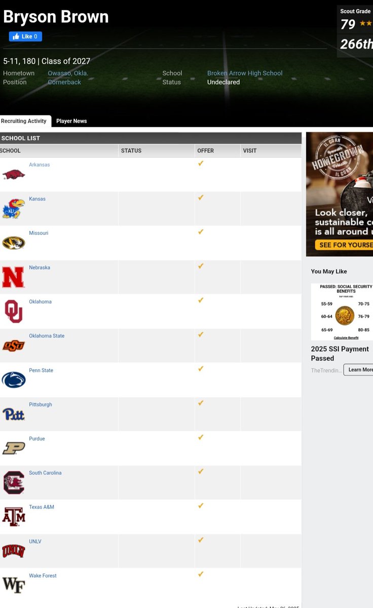Blessed to be ranked ESPN 300🙏🏾🙏🏾
<a href="/TheUCReport/">Billy Tucker</a> <a href="/TomLuginbill/">Tom Luginbill 🇺🇸 🏈</a> <a href="/DemetricDWarren/">Demetric D. Warren</a> <a href="/CraigHaubert/">Craig Haubert</a> <a href="/SWiltfong_/">Steve Wiltfong</a> <a href="/ChadSimmons_/">ChadSimmons</a> <a href="/adamgorney/">Adam Gorney</a> <a href="/samspiegs/">Sam Spiegelman</a> <a href="/mikeroach/">Mike Roach</a> <a href="/247Sports/">247Sports</a> <a href="/BrokenArrowFTBL/">Broken Arrow Football</a> <a href="/THillBAFootball/">Travis Hill</a> <a href="/jaywilkinson/">Jay Wilkinson</a> <a href="/CoachReed_/">Keenan Reed</a> <a href="/dhglover/">🏈Coach Glove🏈</a> <a href="/CoachMillz_/">Millz2BeMade Training</a>