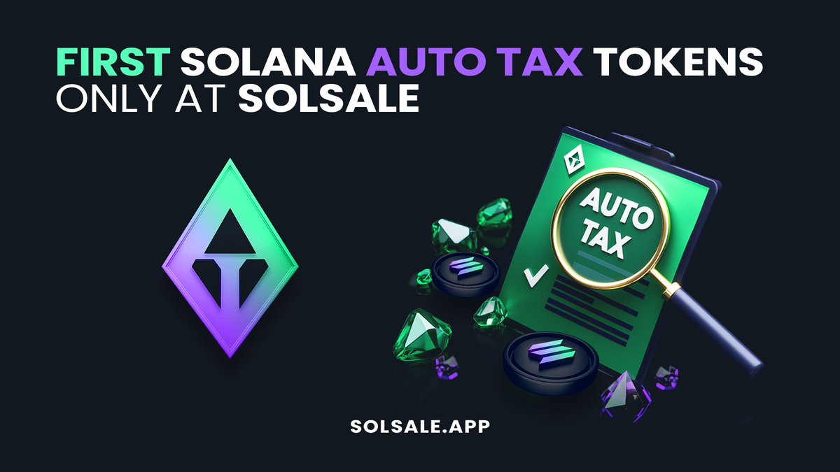 TheGemPad's tweet image. Introducing The First SOL Tax Tokens โ Now With Automated SOL Distribution๐ฅ
Create tokens that automatically send fees in SOL directly to wallets you chooseโbuilt right into every transaction
-Customize your fees
-Choose your destination wallets
No more manual conversions๐ซก