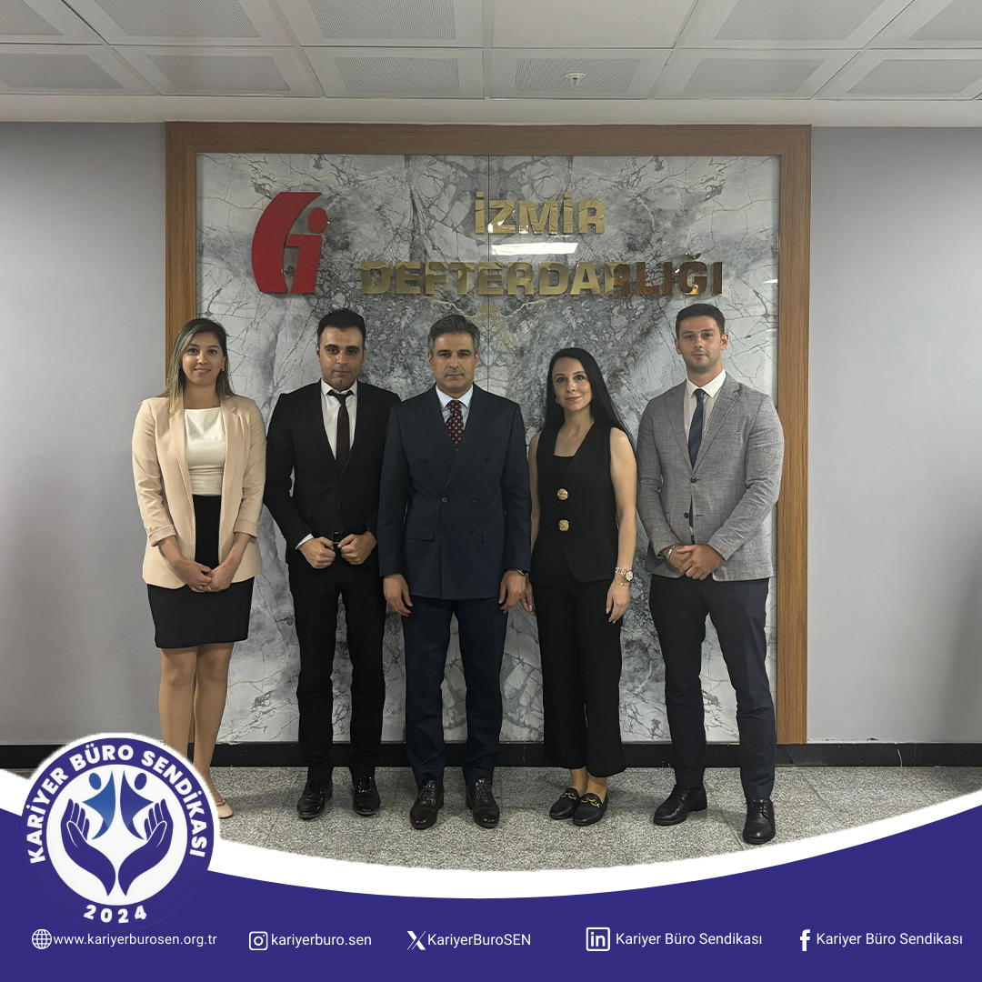 Kariyer Büro Sendikası İzmir  İl Temsilciliği olarak İzmir Defterdarı Sn. Ömer ALANLI makamında ziyaret edilmiştir. Misafirperverliği için Sn. Defterdarımıza teşekkür ederiz.

#KariyerBuroSen #KariyerBüroSendikası