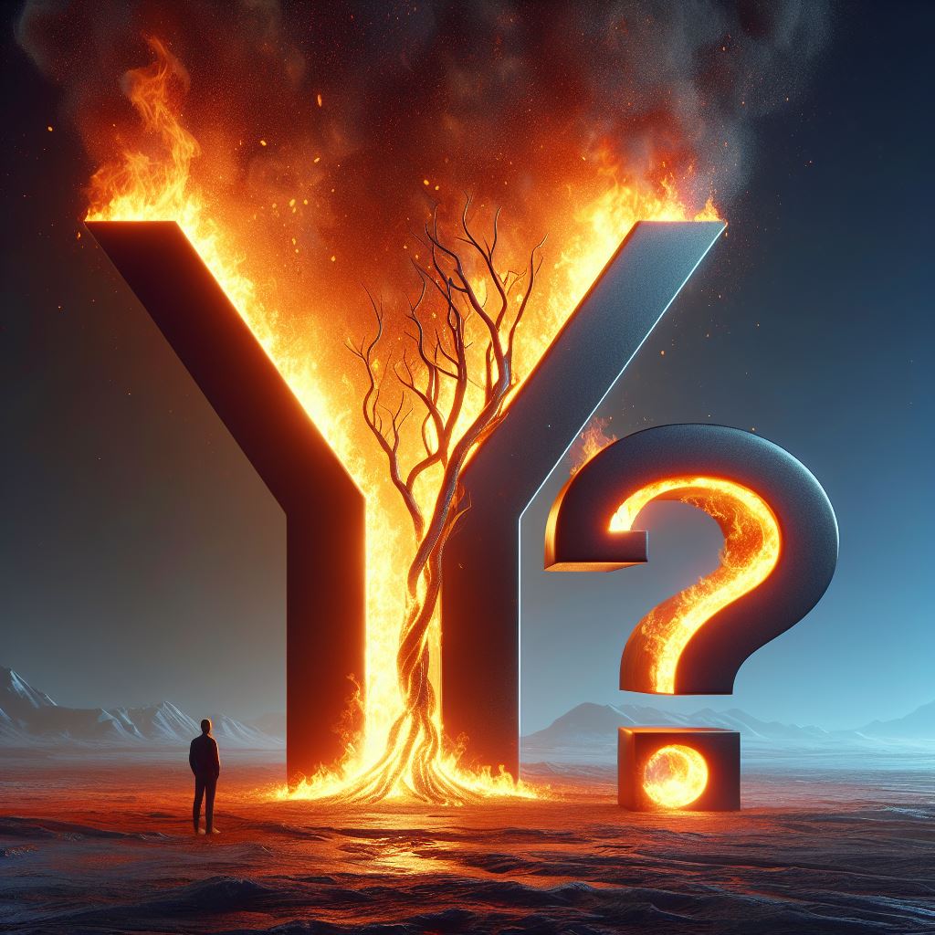 why_collective's tweet photo. The Burning Question
Some questions ignite something deeper.
Between fire and silence, what truth grows?
Stand before it. Feel the heat. Ask why.

#AIArt #CryptoArtist #Surrealism #NFTArt #DigitalArtwork #OpenSeaNFT #YCollection #VisualPoetry #MysteryArt #SupportEachOther https://t.co/yD66rqh5k1