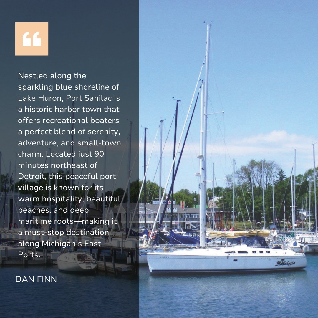 Welcome to Port Sanilac

Three full-service marinas, incredible waterfront dining, historic charm, and summer events make this a must-stop along Michigan’s East Ports. Whether you're here for the fishing, festivals, or the peaceful vibes, they’re saving a slip for you!