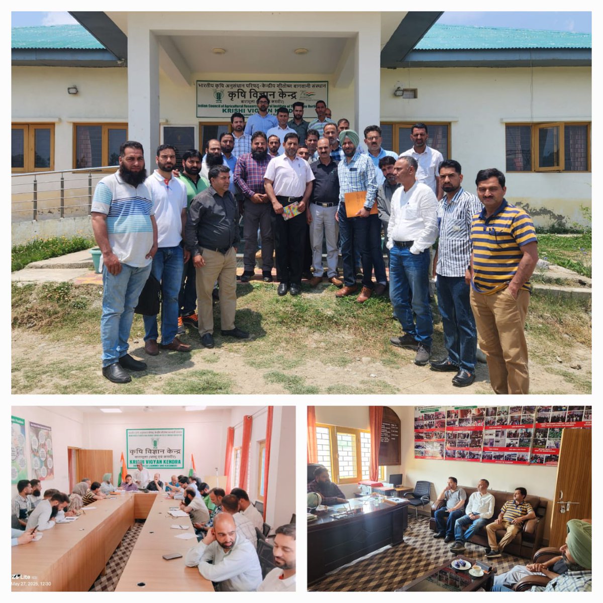 A meeting today was convened in the premises of KVK Baramulla along with all line department officers and all is ready to start the Viksit Krishi Sankalp Abhiyaan in Baramulla district of J and K #VKSA #ICAR