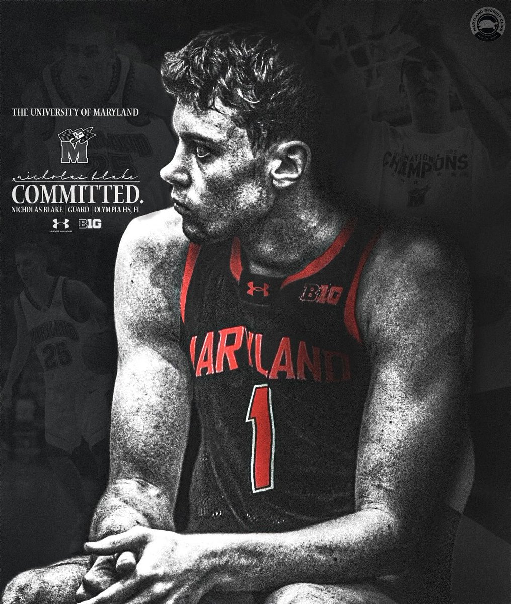 MarylandRecruitingClips (@mdrecruitclips) on Twitter photo BREAKING: Nicholas Blake, son of former Terrapin hoops legend Steve Blake has committed to Maryland.🐢
The 6’2 point guard becomes the 15th and final addition to Buzz Williams’ roster next season.
The Blake legacy will continue at Maryland!🔥
<a href="/NickBlake25/">Nicholas Blake</a>
<a href="/SteveBlake5/">Steve Blake</a> BREAKING: Nicholas Blake, son of former Terrapin hoops legend Steve Blake has committed to Maryland.🐢
The 6’2 point guard becomes the 15th and final addition to Buzz Williams’ roster next season.
The Blake legacy will continue at Maryland!🔥
<a href="/NickBlake25/">Nicholas Blake</a>
<a href="/SteveBlake5/">Steve Blake</a>