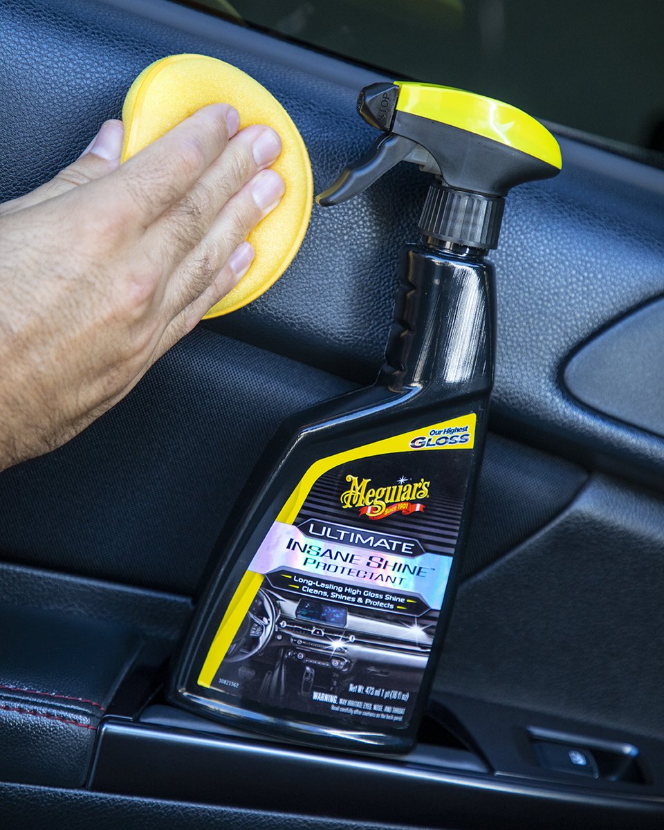 High gloss shine &amp; protection for interior rubber, plastic, and vinyl!
Ultimate Insane Shine Protectant!

Are you ready for shine &amp; protection?!
s.meguiars.com/o55b9dki

#meguiars #vinylprotectant #detail #interiordetail #ReflectYourPassion