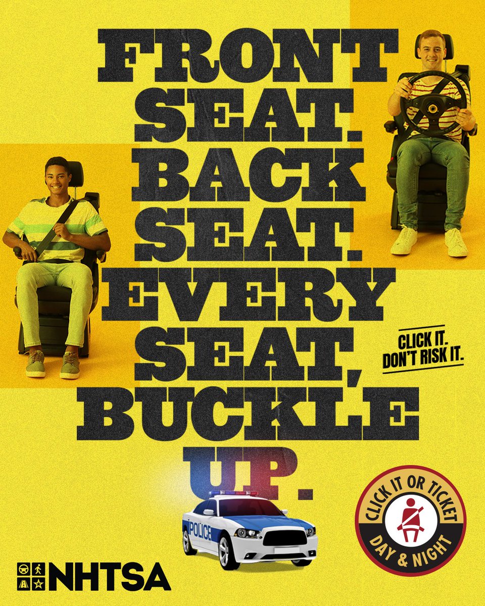 Buckle in or buckle up for a ticket. 🚓 Click It or Ticket.
#LcFlaPd #LcFla #BuckleUp