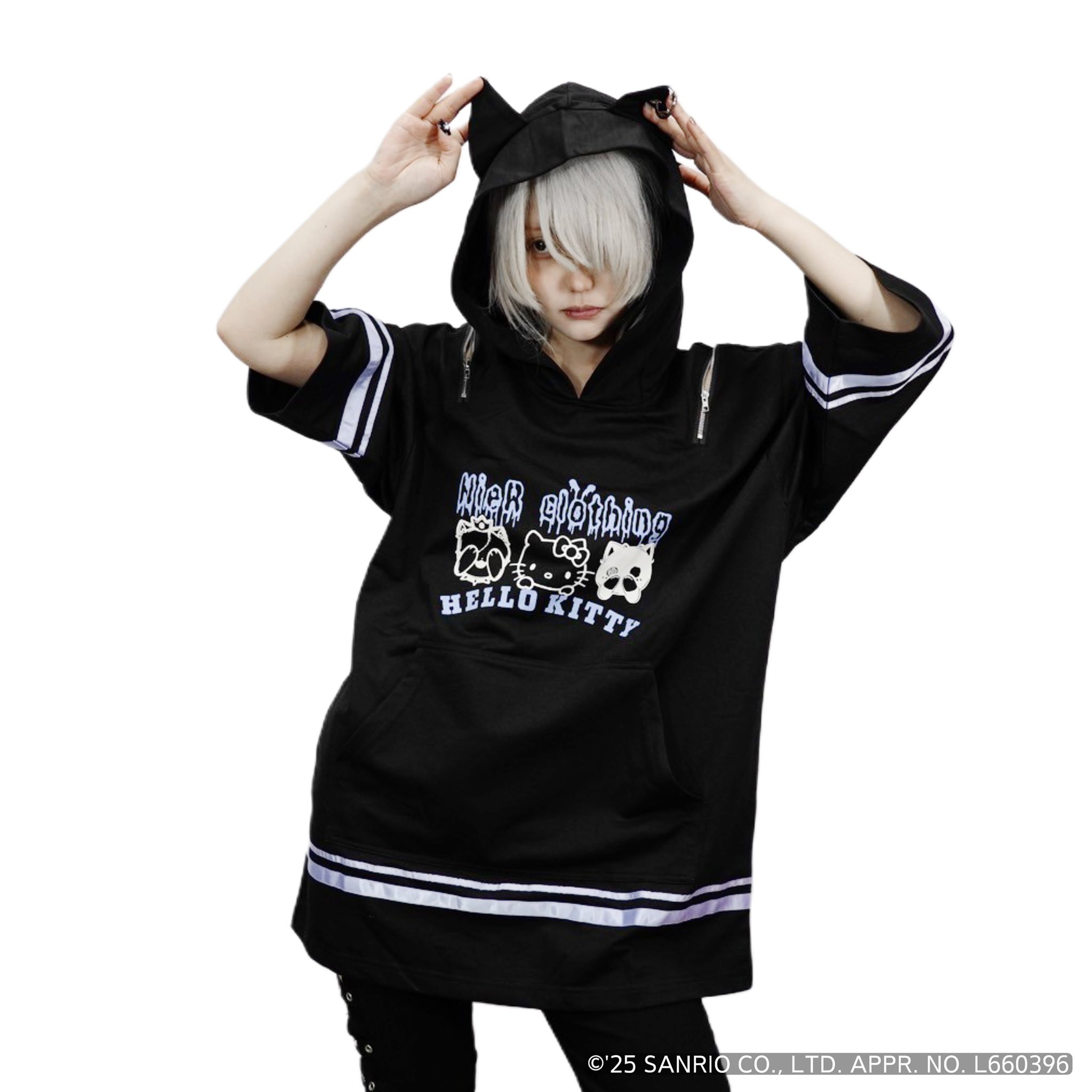 Hello (￣-￣)ゞ② tokidoki x Hello Kitty Midnight Metropolis 2-Way Shoulder