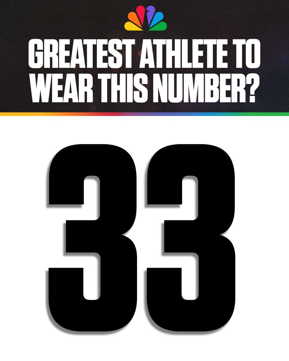 NBCSports's tweet image. Who comes to mind?