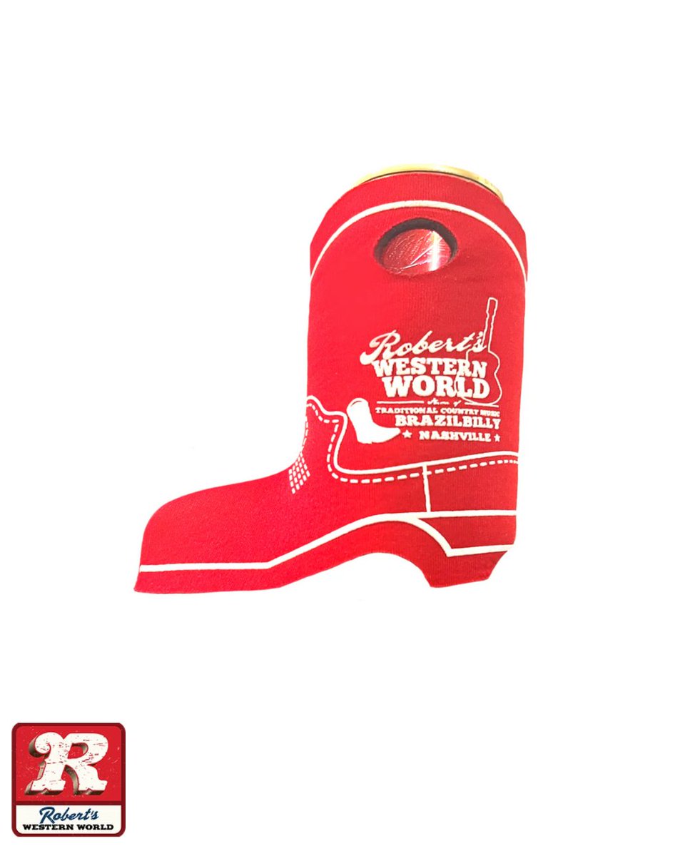 Talk about a classic! 

You could spend five bucks a bunch of ways — but only one gets you a boot koozie straight from the heart of Broadway. 🤑🤠 Available at Robert’s and ONLINE.

#NashvilleHonkyTonk #TraditionalCountry #CountryMusicLegend #BroadwayNashville