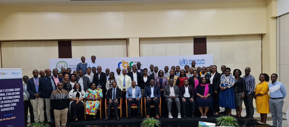 Rwanda Biomedical Centre (@rbcrwanda) on Twitter photo RBC,in collaboration with <a href="/WHO/">World Health Organization (WHO)</a> and other stakeholders, has launched the Joint External Evaluation (#JEE) to assess and benchmark the country’s core capacities under the International Health Regulations (#IHR) for preventing, detecting, and responding to public #healthemergencies. RBC,in collaboration with <a href="/WHO/">World Health Organization (WHO)</a> and other stakeholders, has launched the Joint External Evaluation (#JEE) to assess and benchmark the country’s core capacities under the International Health Regulations (#IHR) for preventing, detecting, and responding to public #healthemergencies.