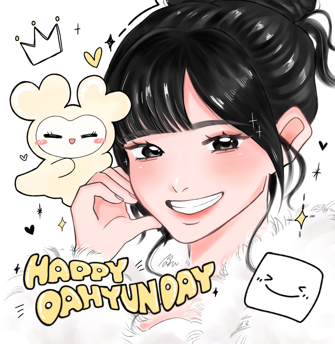 otooohu528's tweet photo. ダヒョンちゃんお誕生日おめでとう🤍✨
 #HappyDAHYUNday https://t.co/x0sUaTJxG6