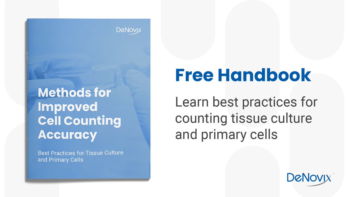 Want to improve your cell counting accuracy?

We've compiled a handbook packed with resources to improve your cell counting accuracy, including best practices for tissue culture and primary cells.

Access now: buff.ly/uVfnmy3