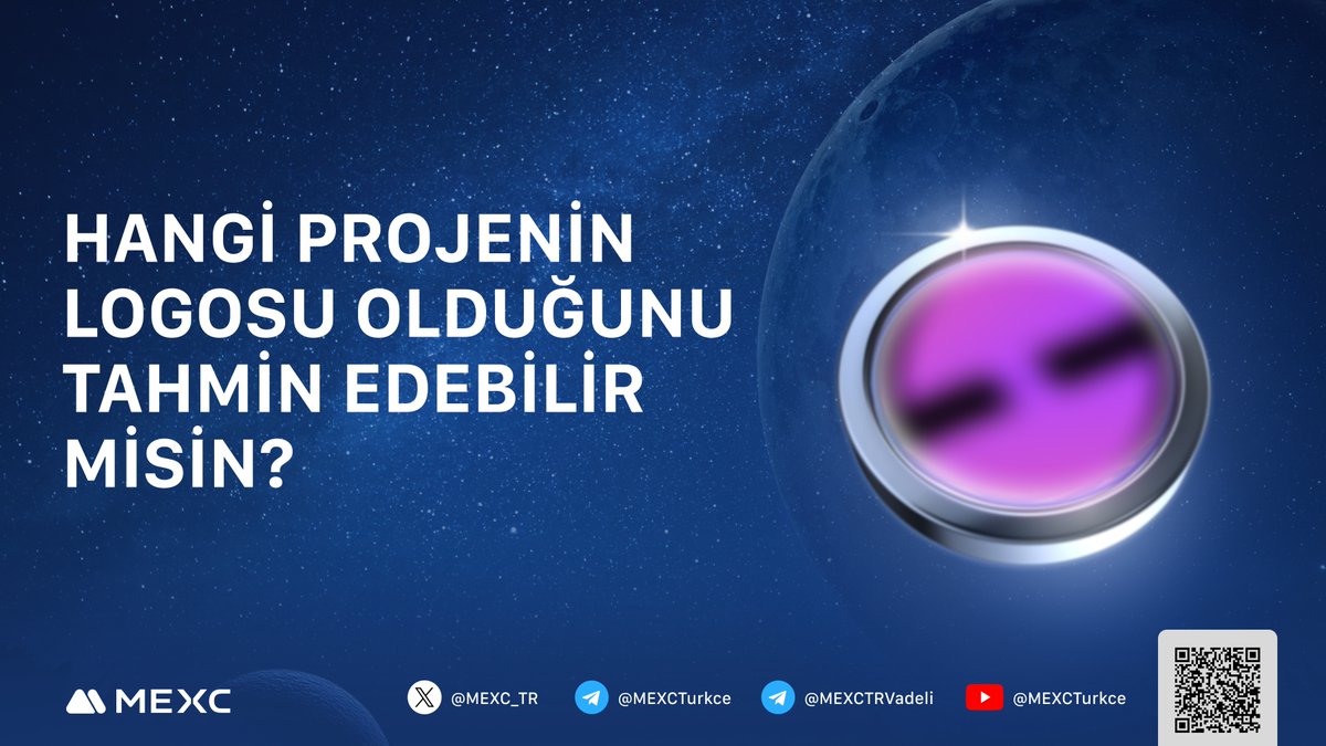 🤩Keskin Gözlere Sahip #MEXC📷'liler İçin Yine Bir Etkinlik!🔥

👀Burada Hangi Projenin Logosunu Görüyorsunuz?

🎉Toplam 200 #USDT ödül havuzundan payını kazanacak 10 kişiden biri olmak için yapmanız gerekenler;
💙Takip edin; <a href="/MEXC_TR/">MEXC_TR</a> 
💙Cevabınızı yazıp 3 arkadaşınızı