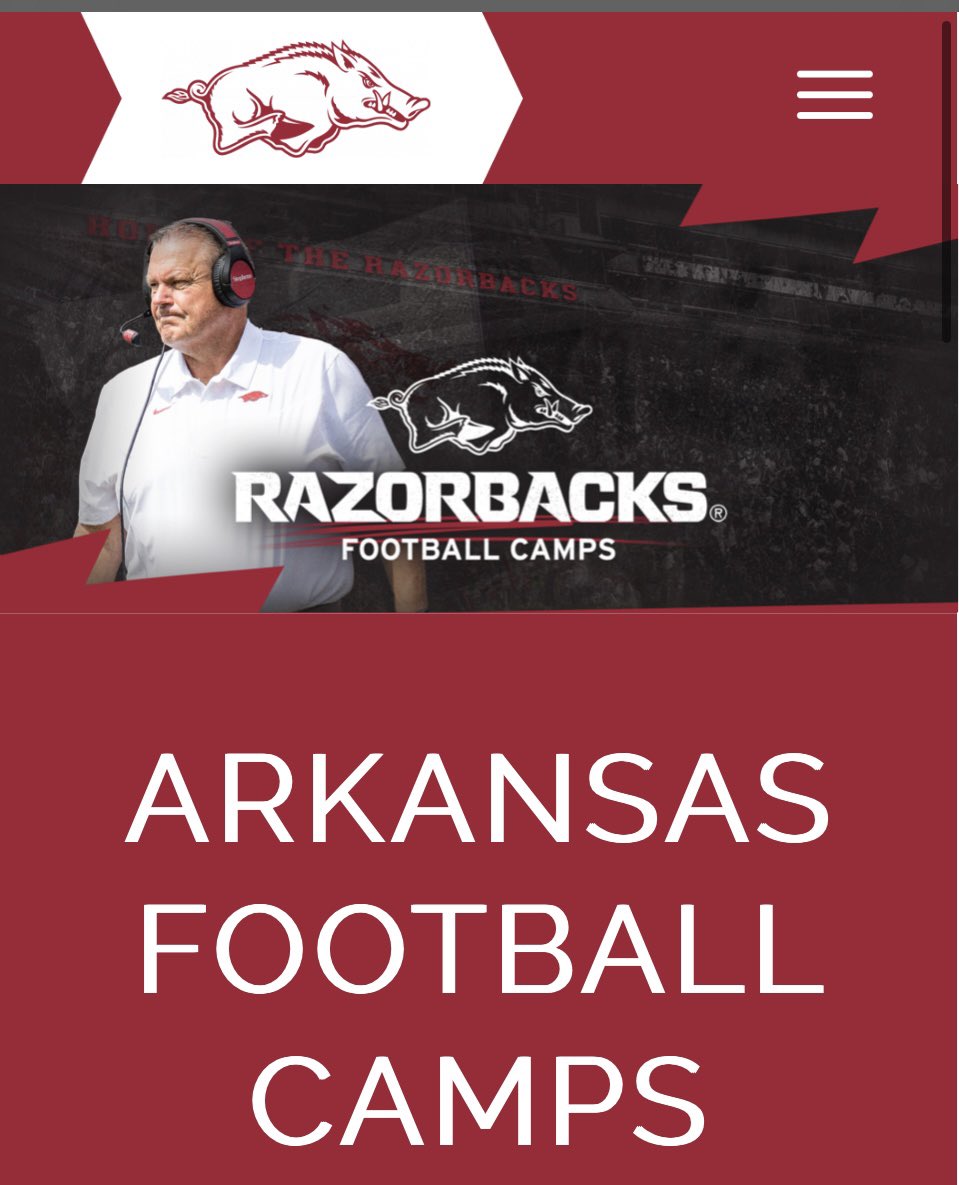 Kelbe Stackhouse (@kstackhouse2028) on Twitter photo I will he attending Arkansas Big man camp on June 18th <a href="/CoachMateos/">Eric Mateos ๐</a> <a href="/CoachSamPittman/">Coach Sam Pittman</a> <a href="/RazorbackFB/">Arkansas Razorback Football</a> <a href="/_VNewt/">Vincent Newton</a> <a href="/JTimmons75/">Jonathan Timmons</a> #AGTG #Bleedblue I will he attending Arkansas Big man camp on June 18th <a href="/CoachMateos/">Eric Mateos ๐</a> <a href="/CoachSamPittman/">Coach Sam Pittman</a> <a href="/RazorbackFB/">Arkansas Razorback Football</a> <a href="/_VNewt/">Vincent Newton</a> <a href="/JTimmons75/">Jonathan Timmons</a> #AGTG #Bleedblue