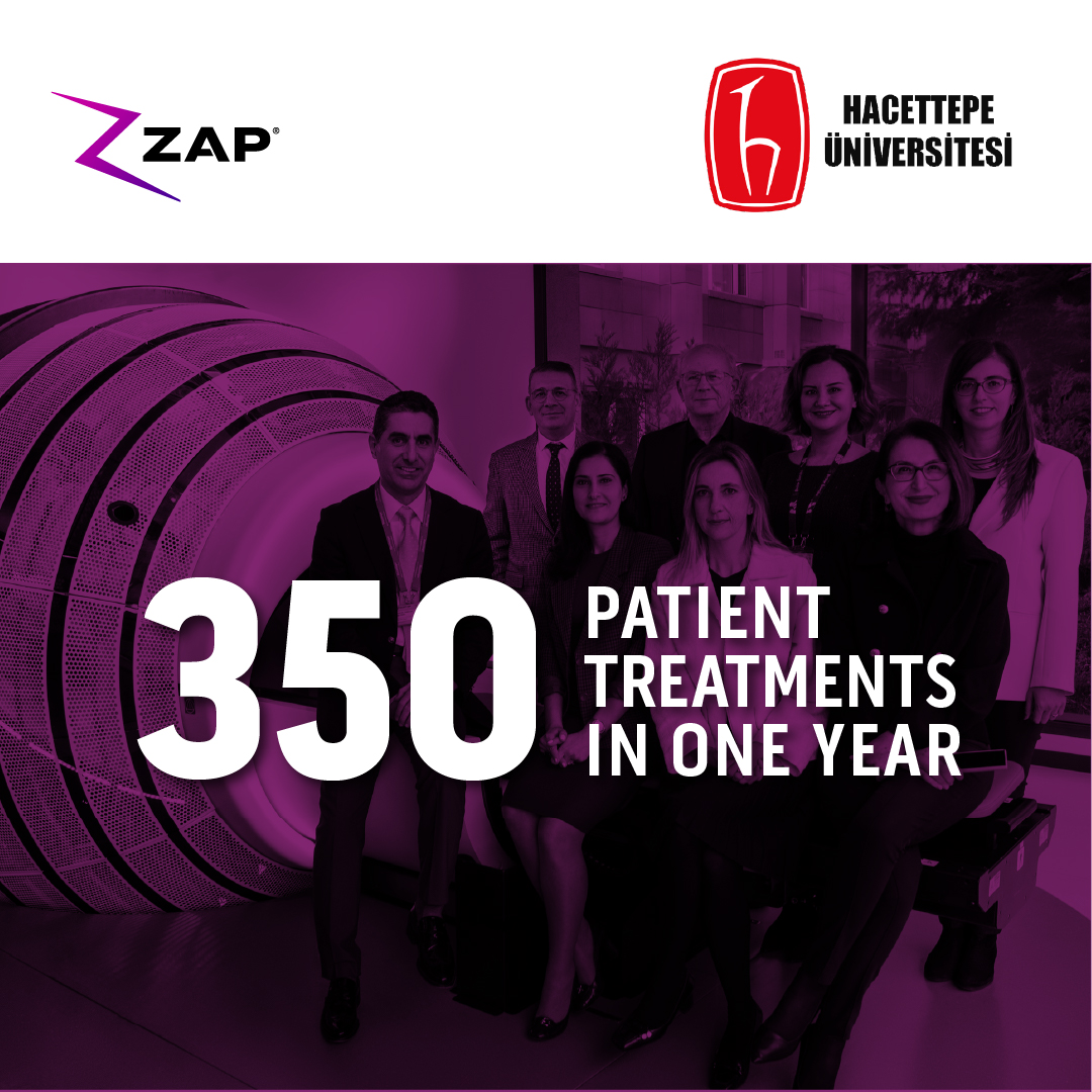 More than 350 patients expected to be treated with ZAP-X in just 12 months — a remarkable achievement for a cutting-edge new program!

👏 Huge congratulations to the exceptional team at Hacettepe University Hospital in Ankara, Turkey!

#radiotherapy #roboticsurgery #radiosurgery