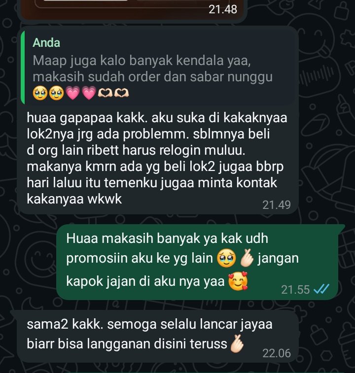 smileboxoftae's tweet photo. huwaaa happy buyer happy me 🥰 makasih buat para buyer yg sudah repeat order, padahal jarang promosi tapi Alhamdulillah sehari pasti ada buyer 1 yg WA 

Buat kalian yg cari loklok anti problem bisa order ke aku yaa #zonauang https://t.co/au1ZYaObG9
