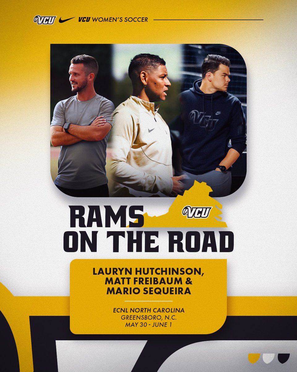 Our staff is on the road this weekend in search of future Rams👀🐏

<a href="/laurynhutch_/">Lauryn Hutchinson</a> | <a href="/VCU_CoachMatt/">Matt Freibaum</a> | @MarioSequeira23 | #LetsGoVCU