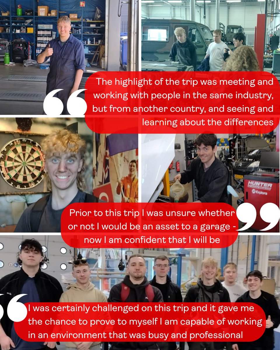 Taith (@taithwales) on Twitter photo ๐ <a href="/GowerCollegeSwa/">Gower College Swansea</a> Motor Vehicle students travelled to ROC Midden Nederland on a Taith-funded exchange, gaining top garage experience. Many had never travelled before and the impact was life-changing.
๐Jobs secured
โ
Advanced apprenticeship secured
๐Ambitions changed ๐ <a href="/GowerCollegeSwa/">Gower College Swansea</a> Motor Vehicle students travelled to ROC Midden Nederland on a Taith-funded exchange, gaining top garage experience. Many had never travelled before and the impact was life-changing.
๐Jobs secured
โ
Advanced apprenticeship secured
๐Ambitions changed