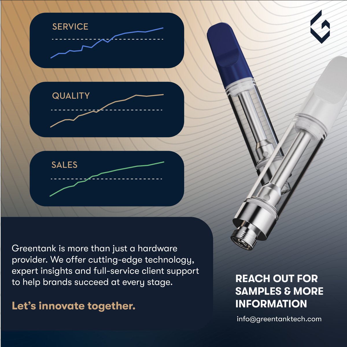 We don’t just build devices — we build partnerships.

At Greentank, our mission is to help brands scale with more than just premium hardware. From innovation insights to full-service support, we’re with you every step of the way.

📈 Better service. Better quality. Better sales.