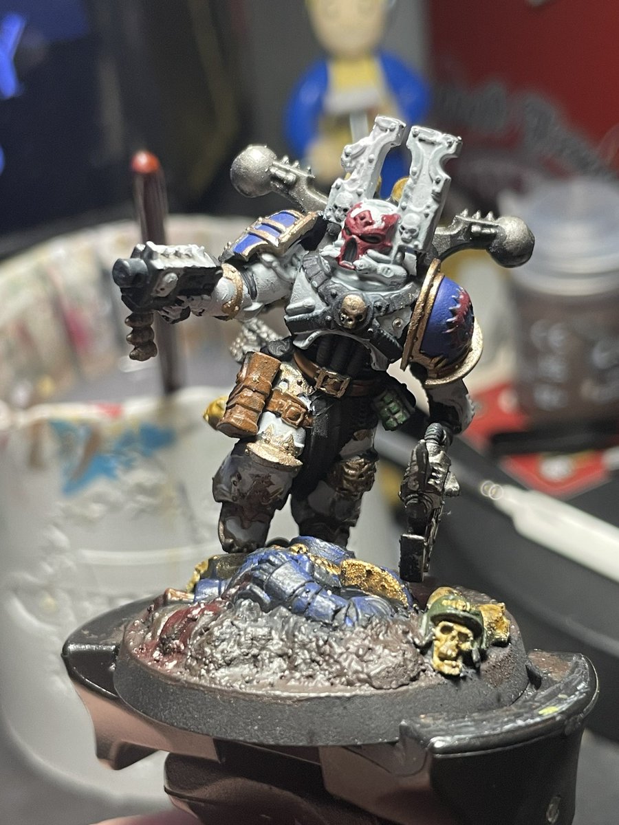 Helmet_83's tweet photo. @TheBrushSmith I think it’s almost done, had a lot of fun with it https://t.co/Kt0FvQshsh