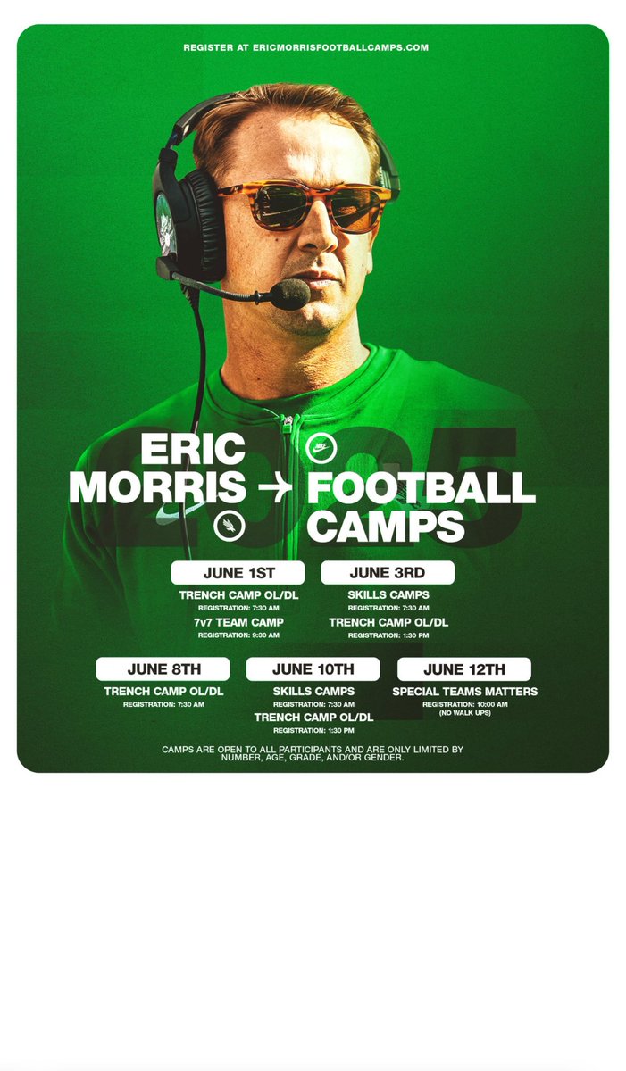 Jhoneikerd1's tweet image. Super grateful @JasonMartinezz for the opportunity to attend to @MeanGreenFB summer camps🔥🙏