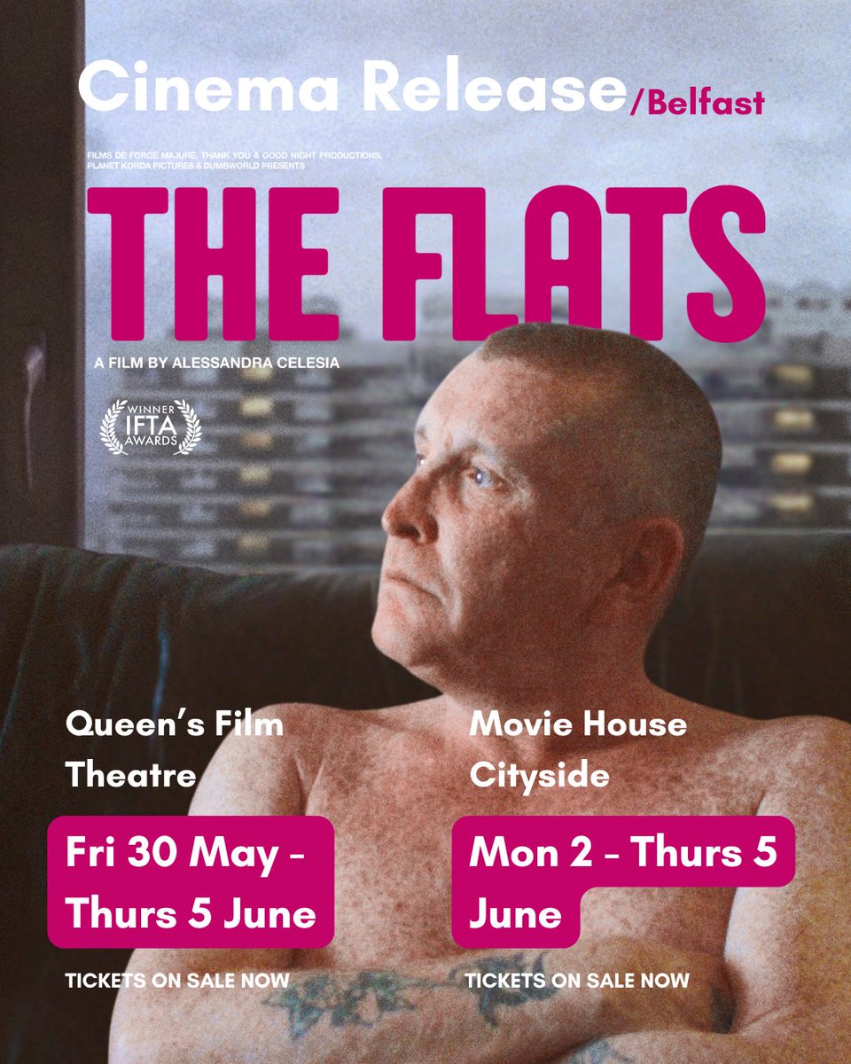 Dumbworld Ltd. (@dumbworldltd) on Twitter photo 🔔IN BELFAST THIS WEEK🔔
TICKETS ON SALE NOW
🎟️Queen's Film Theatre: queensfilmtheatre.com/Whats-On/The-F…
🎟️Movie House, CitySide: moviehouse.co.uk/cityside.../ev…
<a href="/PlanetKorda/">PlanetKordaPictures</a> | <a href="/QFTBelfast/">Queen's Film Theatre</a> | <a href="/moviehouseni/">Movie House Cinemas</a> | <a href="/NIScreen/">Northern Ireland Screen</a> | <a href="/BFI/">BFI</a> #DocSociety | <a href="/partyfilmsales/">The Party Film Sales</a> 🔔IN BELFAST THIS WEEK🔔
TICKETS ON SALE NOW
🎟️Queen's Film Theatre: queensfilmtheatre.com/Whats-On/The-F…
🎟️Movie House, CitySide: moviehouse.co.uk/cityside.../ev…
<a href="/PlanetKorda/">PlanetKordaPictures</a> | <a href="/QFTBelfast/">Queen's Film Theatre</a> | <a href="/moviehouseni/">Movie House Cinemas</a> | <a href="/NIScreen/">Northern Ireland Screen</a> | <a href="/BFI/">BFI</a> #DocSociety | <a href="/partyfilmsales/">The Party Film Sales</a>