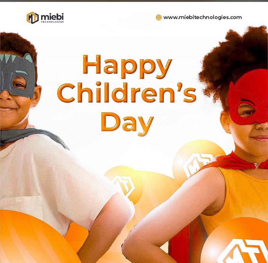 miebitech's tweet photo. Happy Children’s Day! At MiebiTech, we celebrate the joy, curiosity, and endless possibilities of every child. Wishing all the little dreamers and their families a day filled with laughter, love, and unforgettable moments! Thank you for trusting us 🌟 #ChildrensDay https://t.co/0rUiEVbym4
