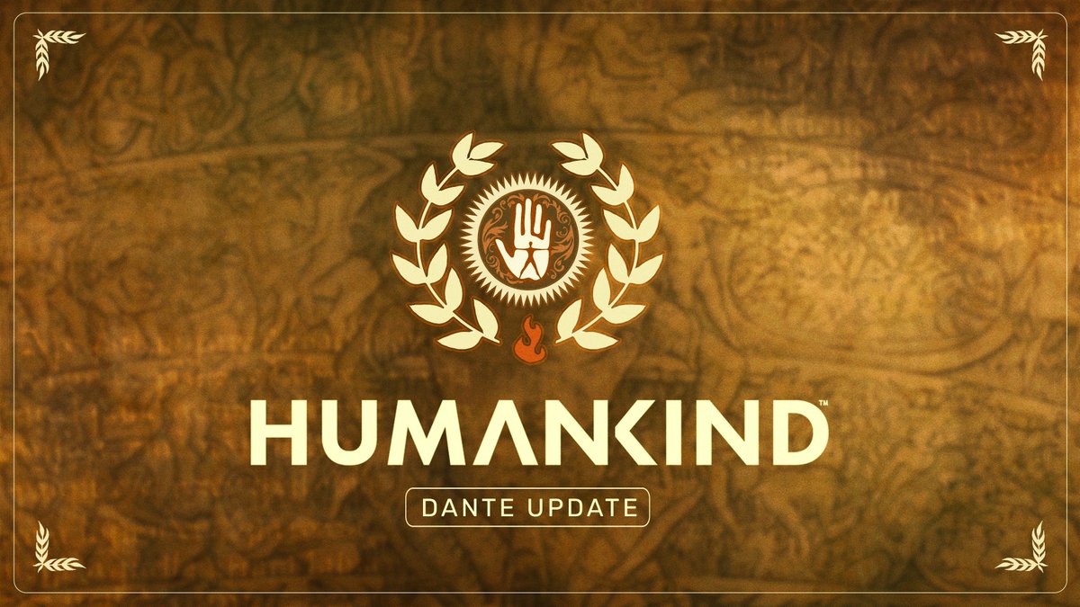 humankindgame's tweet image. The DANTE UPDATE is now live! 

🔥 New Persona: Dante 
🍖 Military unit food consumption 
🕵️‍♀️ Unlocked Boudicca, Poe and Lucy avatars for all players
🎀Unlocked Celtic symbols and decorations for all players

Check our blog for more notes👉 community.amplitude-studios.com/amplitude-stud…

#HumankindGame