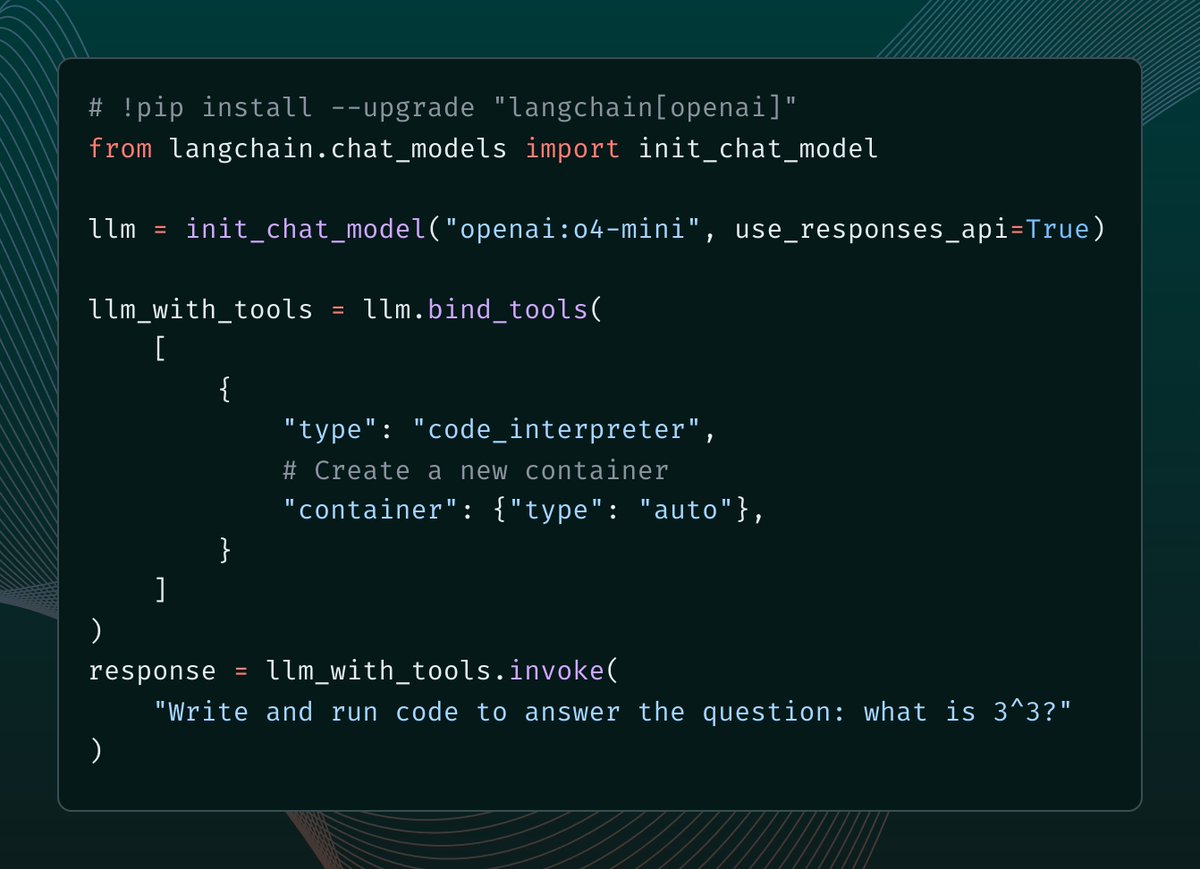 KineticLabs_'s tweet photo. 💻 New built-in code interpreter and remote MCP tools in OpenAI!

OpenAI released new built-in tools in its Responses API, including a code interpreter for sandboxed code
execution and a remote MCP tool for model-generated calls to MCP servers.

Try them out in Kinetic AI! 🧵 https://t.co/6m20VGSDm1