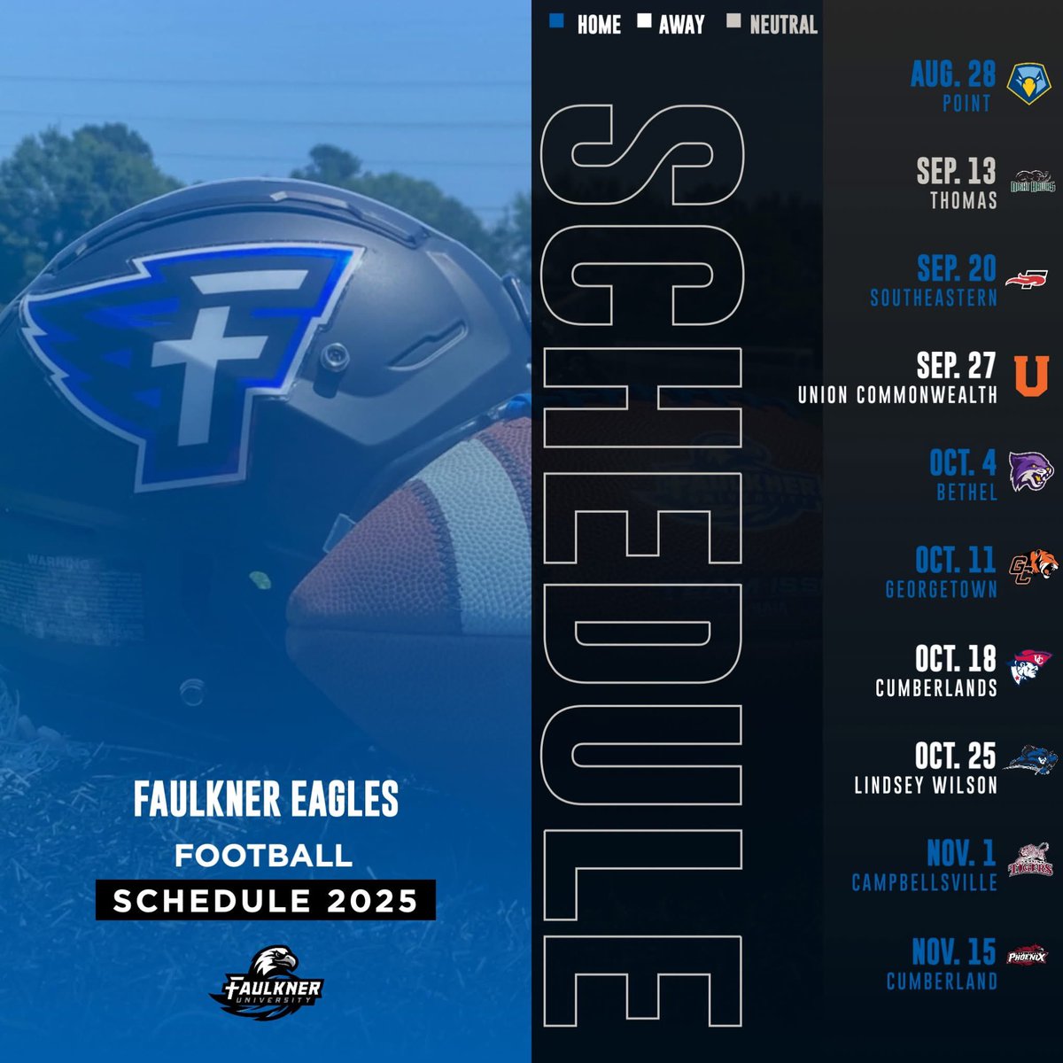 Excited for the OPPORTUNITY to COMPETE

#FaulknerFast
#FindAWay
#ToughPeopleWin
