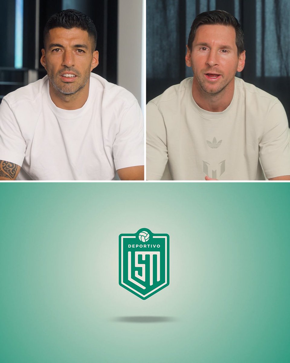 🚨 Lionel Messi and Luis Suárez have confirmed they have founded a club together, and that Deportivo LSM will begin life in Uruguay's fourth tier 🤯

LSM's club crest combines the personal branding of the two superstars 💚

This feels HUGE 😳🇺🇾