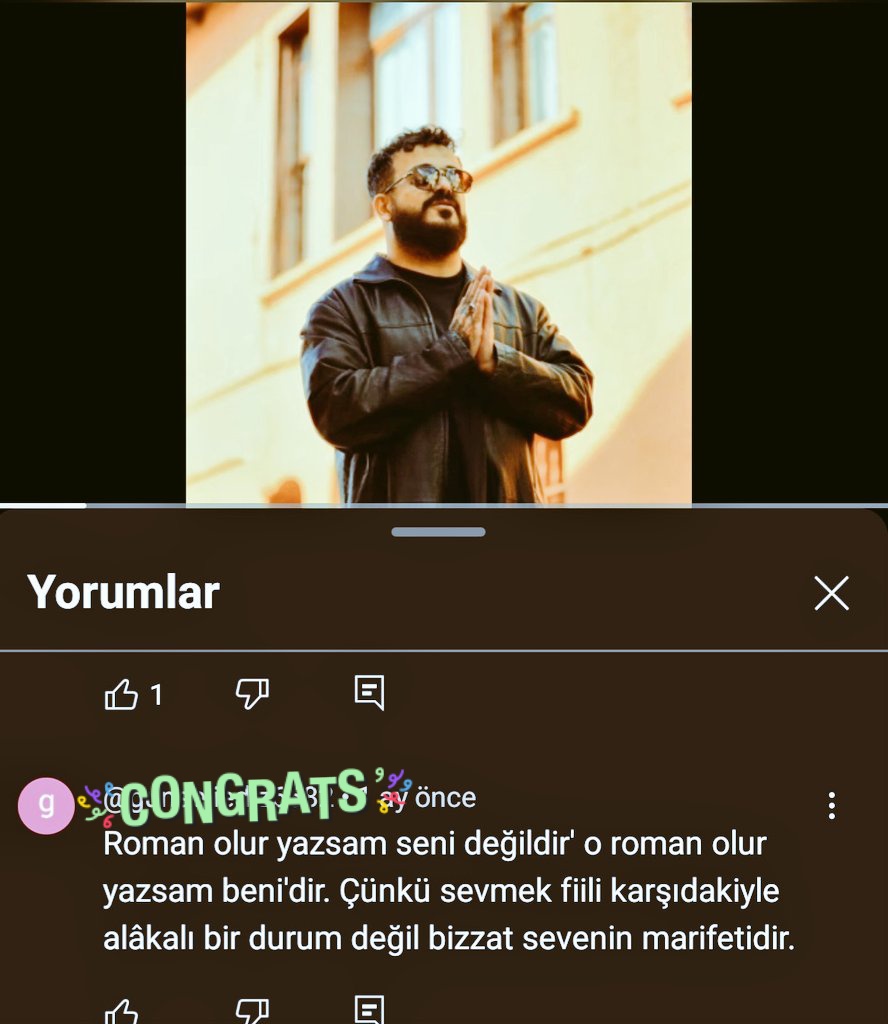 simurgty's tweet photo. Velet'in şarkısının altında ki bu yorum peki ? Kesinlikle ! https://t.co/AkbDjE0tlH