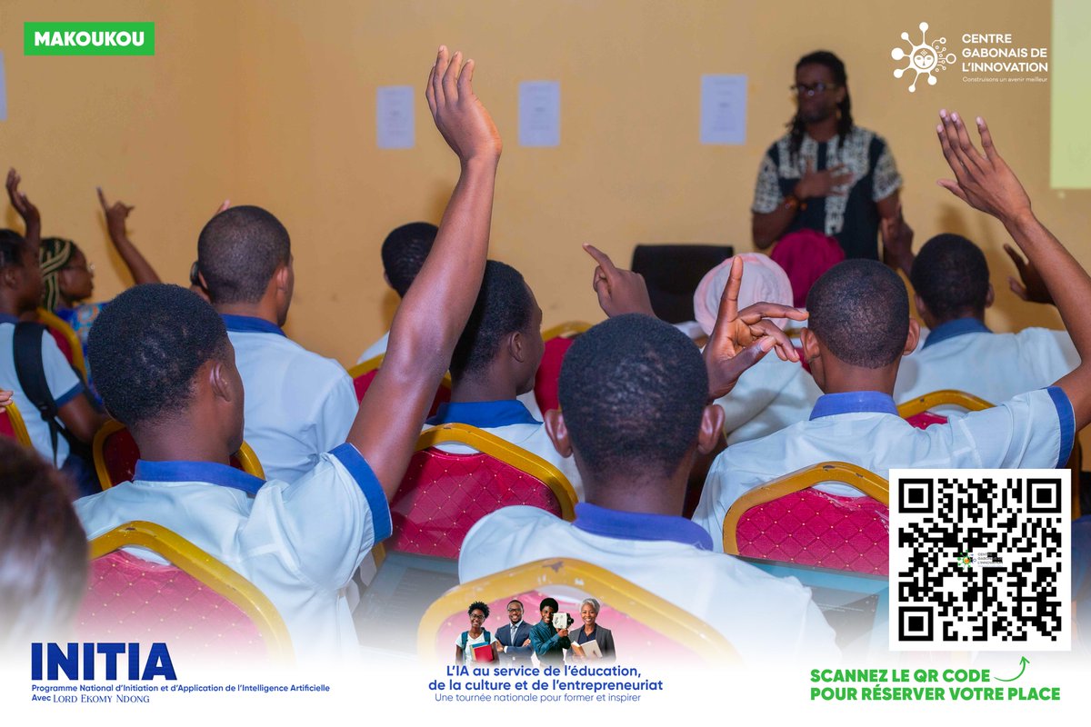 cgi_officiel's tweet photo. INITIA était à Makokou ce lundi 26 mai.

Certains participants utilisaient un ordinateur pour la première fois… et ont découvert le pouvoir de l’IA appliquée à leurs réalités.

Une journée riche, humaine et pleine de promesses.

#INITIA #Makokou #CGI #IApourTous #Inclusion https://t.co/3Yu5csm2nM