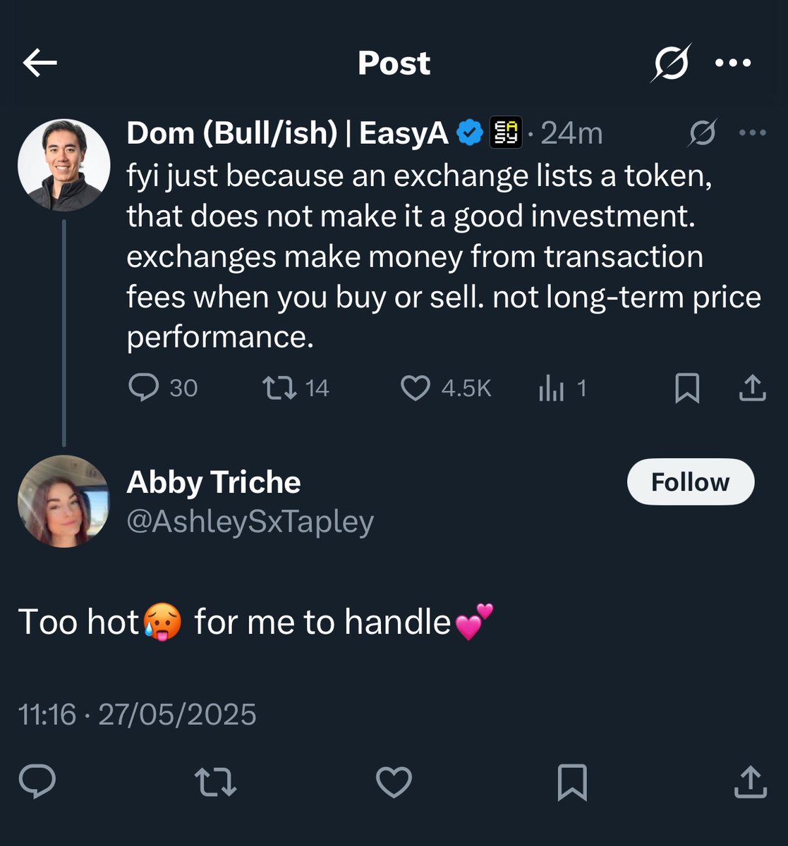 Dom Kwok | EasyA tweet media