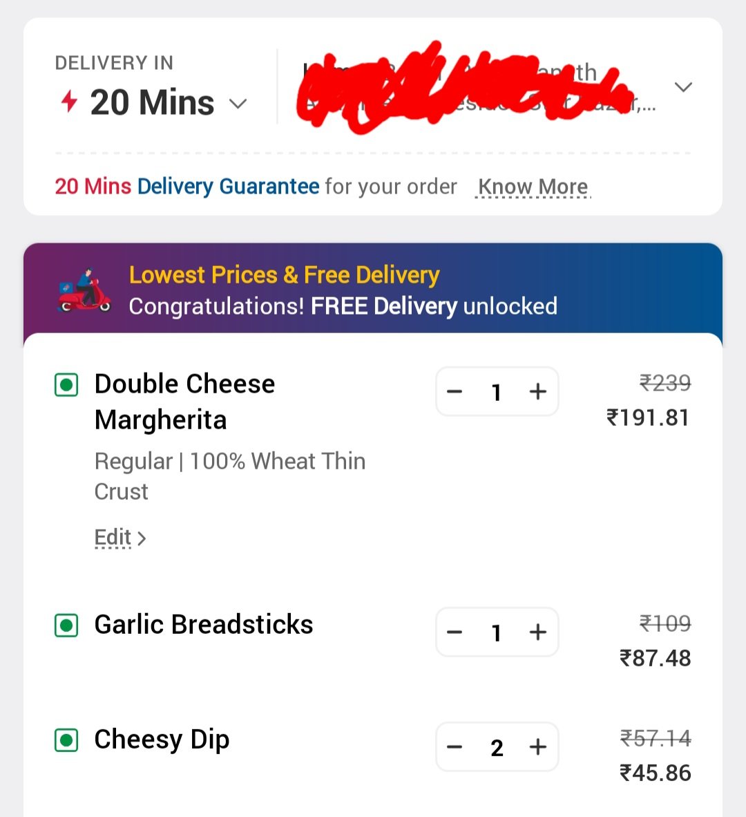 anujm98's tweet photo. @dominos_india @dominos Why the price difference?
Consistency matters. #DominosIndia #PriceCheck #CustomerConcern https://t.co/ZBKRSDFUxo