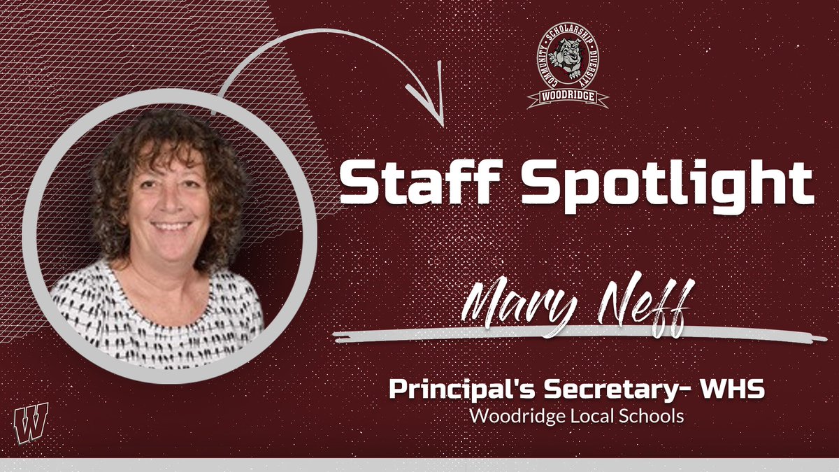 🌟 Staff Spotlight Alert! Proud to highlight Mary Neff, our fantastic Principal's Secretary at WHS. Thank you for your dedication to Woodridge! Read all about Mrs. Neff at woodridge.k12.oh.us 

#WoodridgePride