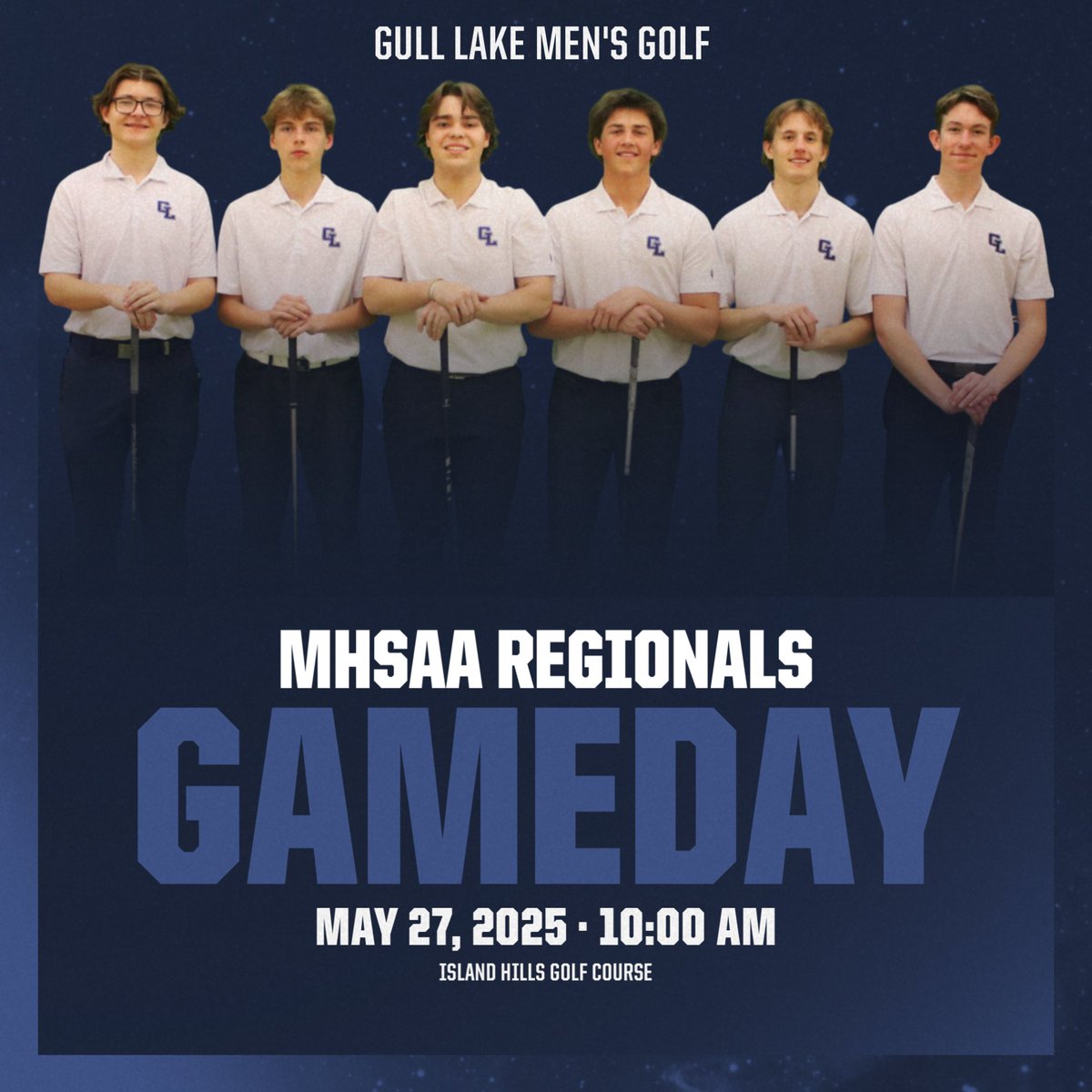 Good Luck to our Men's Golf team today.