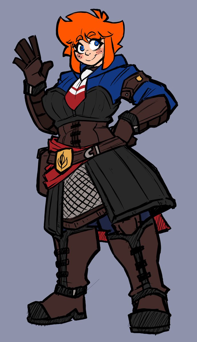 RealSPINGFIRE's tweet image. Gave my girl a mild update focusing on keeping the same main points of the design, but finalizing them with more confidence
#ocart