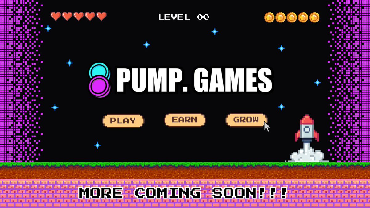 We are pump.games

We craft fun, casual games that grow communities.

 More to come soon 👀

#PlayEarnGrow #pumpgames #memecoin #Web3