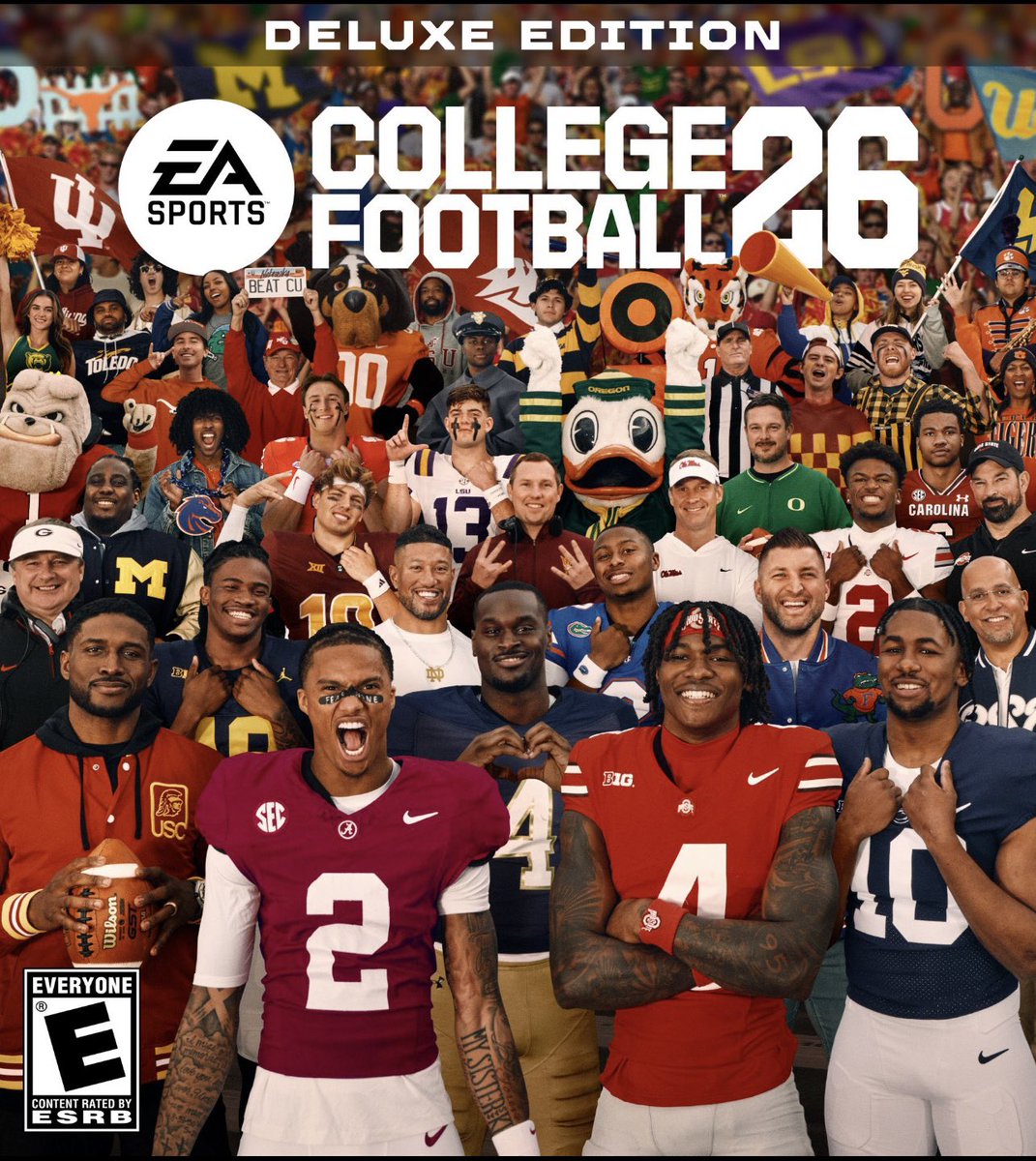 I will be giving away 1 regular &amp; deluxe edition 2026 NCAA CFB on July 11th

To be eligible: 

-Like post 
-Retweet
-Follow my page