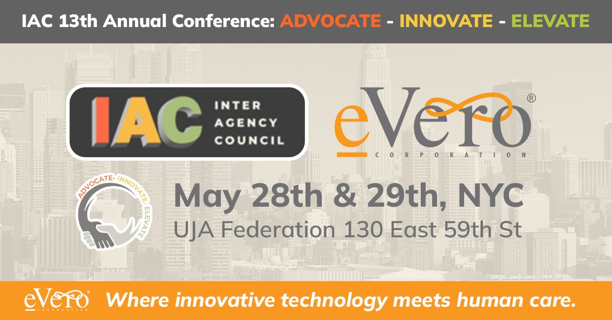 eVeroCorp's tweet photo. @eVeroCorp  is looking forward to seeing everyone this week at the #IAC Conference! This year’s theme: Advocate, Innovate, Elevate will help us strengthen our collective commitment to advancing diverse perspectives and driving meaningful change!

Reach out to set up a meeting! https://t.co/G7R1UhAhIp