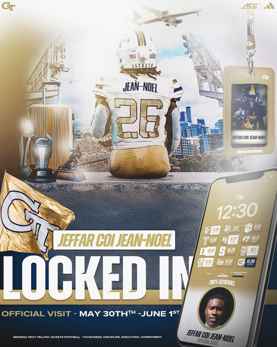 Jeffar Jean-noel (@jeffar_coiocho8) on Twitter photo I will be <a href="/GeorgiaTechFB/">Georgia Tech Football</a> this weekend on my official visit. <a href="/CoachTMcKnight/">Trent McKnight</a> <a href="/CoachBrentKeyGT/">Coach Brent Key</a> <a href="/coach_norv/">Norval McKenzie</a> <a href="/CoachGeep/">Geep Wade</a> <a href="/Buster_Faulkner/">Buster Faulkner</a> <a href="/Rivals/">Rivals</a> <a href="/On3sports/">On3</a> <a href="/ChalupaBatmaan/">Chalupa aka Corey Carmona</a> <a href="/ahspatfootball/">American Heritage Football</a> #coiocho #striveforgre8ness I will be <a href="/GeorgiaTechFB/">Georgia Tech Football</a> this weekend on my official visit. <a href="/CoachTMcKnight/">Trent McKnight</a> <a href="/CoachBrentKeyGT/">Coach Brent Key</a> <a href="/coach_norv/">Norval McKenzie</a> <a href="/CoachGeep/">Geep Wade</a> <a href="/Buster_Faulkner/">Buster Faulkner</a> <a href="/Rivals/">Rivals</a> <a href="/On3sports/">On3</a> <a href="/ChalupaBatmaan/">Chalupa aka Corey Carmona</a> <a href="/ahspatfootball/">American Heritage Football</a> #coiocho #striveforgre8ness