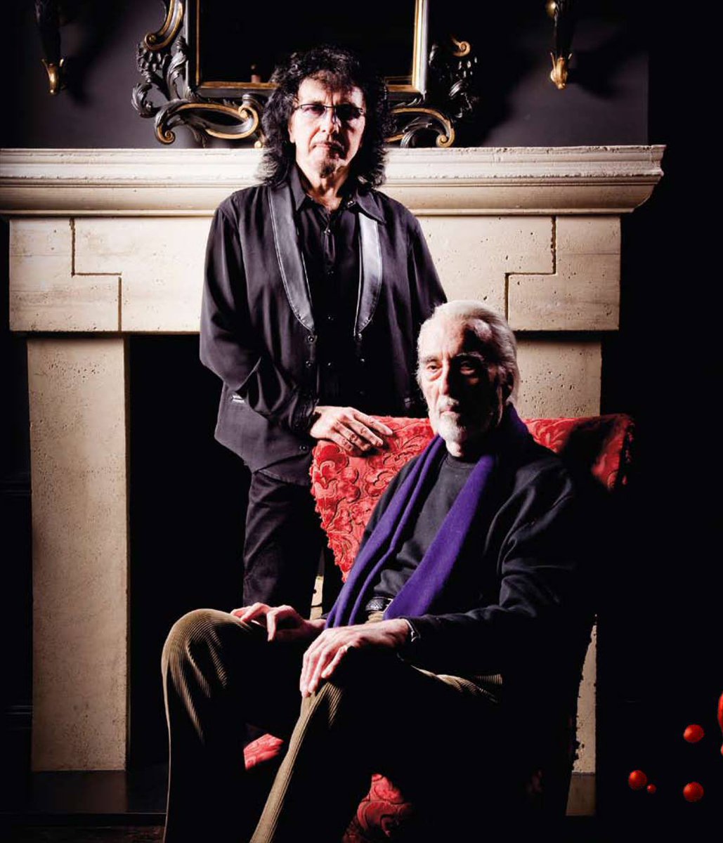 Remembering the great Sir Christopher Lee today on what would've been his birthday. Did you know he recorded a few heavy metal albums in his later years? A total gentleman. - Tony 🤘
