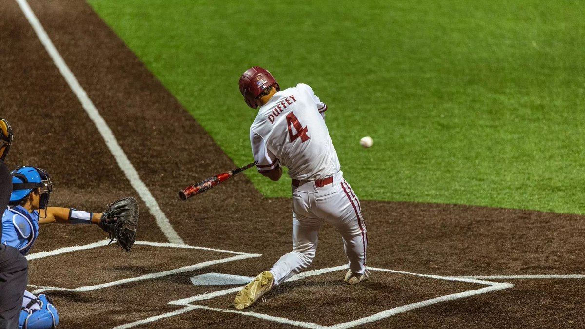 Breaking: I have been told that Alex Duffey (@Duffey_Alex) has entered the transfer portal and is leaving Elon. 

The catcher will have one more year of eligibility after hitting .349 with 13 doubles and 54 RBIs this season. A big catching entry into the transfer portal.
