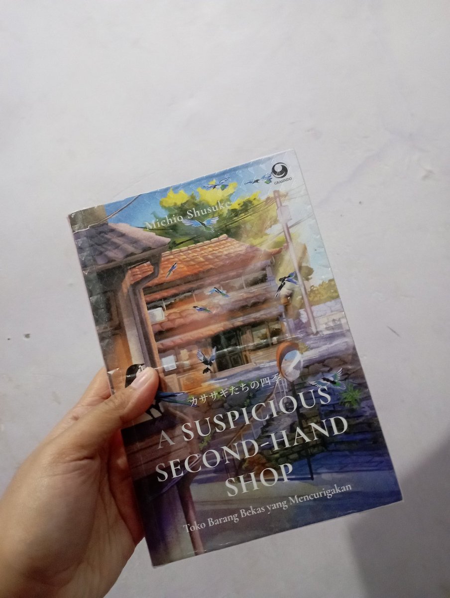 📋 Hirai sedang membaca... 

A Suspicious Second-Hand Shop by Micio Shusuke 

📚 Grasindo 
~ Novel U18+ ~
~ 263 Halaman ~

#readingwithhirai