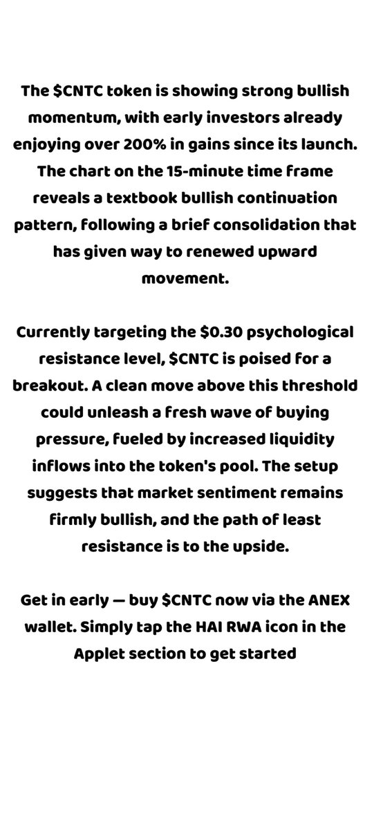 HAI_RWA's tweet photo. $CNTC Technical Analysis https://t.co/mdTZMxHBEG