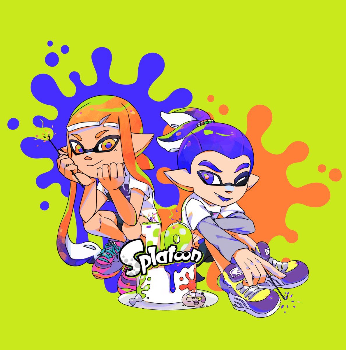 Pyon (@rea_pyon) on Twitter photo #スプラトゥーン10周年 #Splatoon10thAnniversary #スプラトゥーン10周年 #Splatoon10thAnniversary
