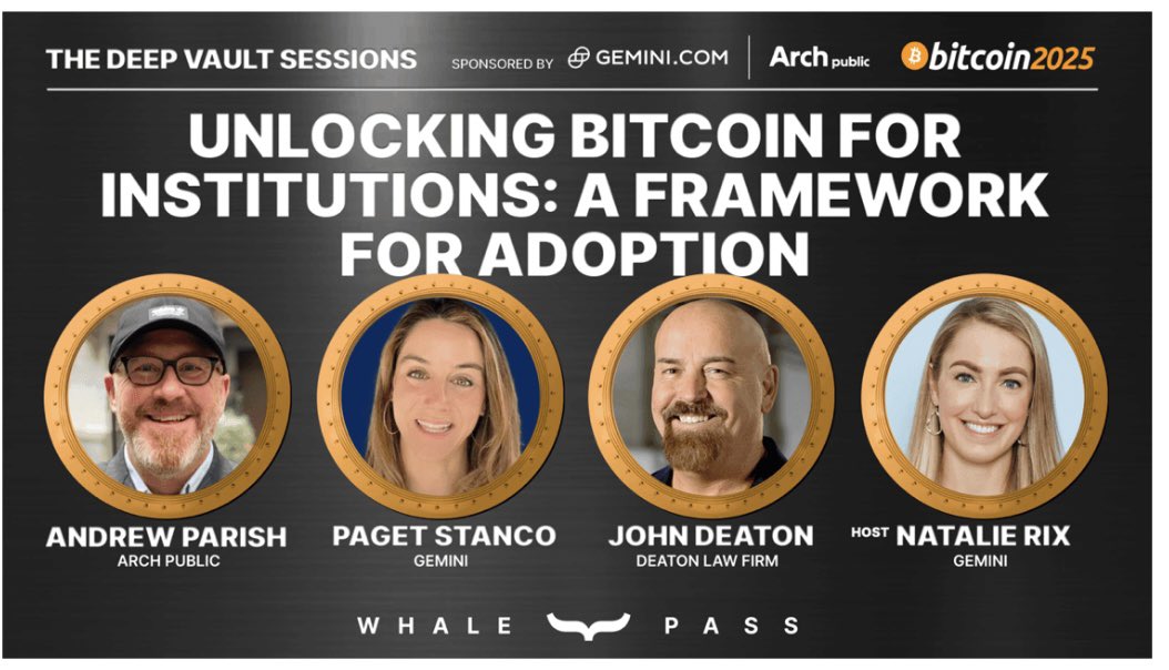 Paget (@pagetgrace) on Twitter photo We’re at a pivotal moment where institutional interest in Bitcoin is no longer about curiosity <a href="/TheBitcoinConf/">The Bitcoin Conference</a> <a href="/Gemini/">Gemini</a> <a href="/JohnEDeaton1/">John E Deaton</a> <a href="/AP_Abacus/">Andrew</a> <a href="/Natalie_Rix/">Natalie Rix</a> We’re at a pivotal moment where institutional interest in Bitcoin is no longer about curiosity <a href="/TheBitcoinConf/">The Bitcoin Conference</a> <a href="/Gemini/">Gemini</a> <a href="/JohnEDeaton1/">John E Deaton</a> <a href="/AP_Abacus/">Andrew</a> <a href="/Natalie_Rix/">Natalie Rix</a>